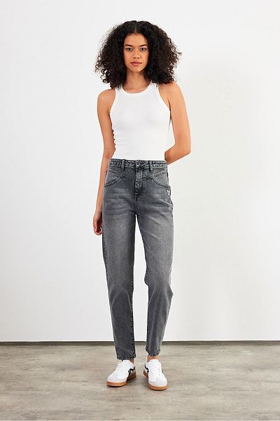 VENA Pantaloni de damă Kyla Vintage negri Mom Jean