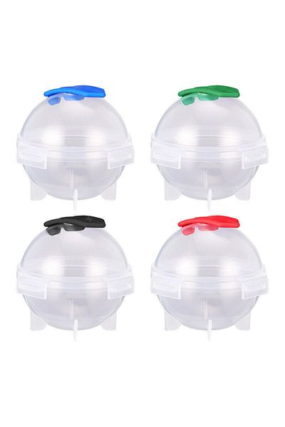 zola Spherical ice mold, 4 spheres, 6x6 cm, transparent