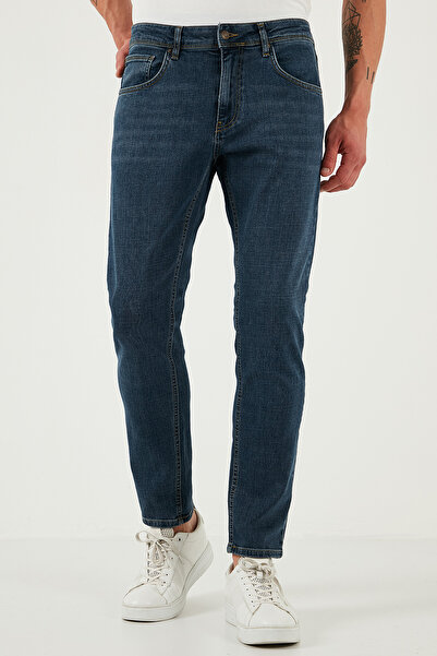 Buratti Streç Pamuklu Slim Fit Yüksek Bel Dar Paça Jeans Erkek Kot Pantolon 3300s62tokyo