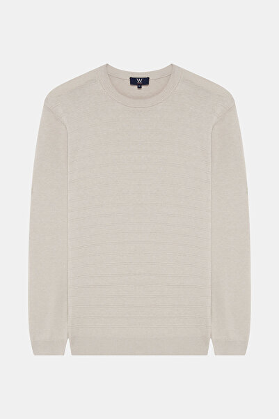 W Collection Stone Polo Neck Long Sleeve Sweatshirt