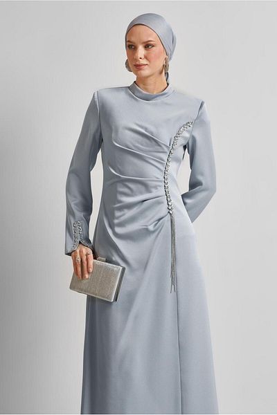 Alvina Satin Evening Dress 50516
