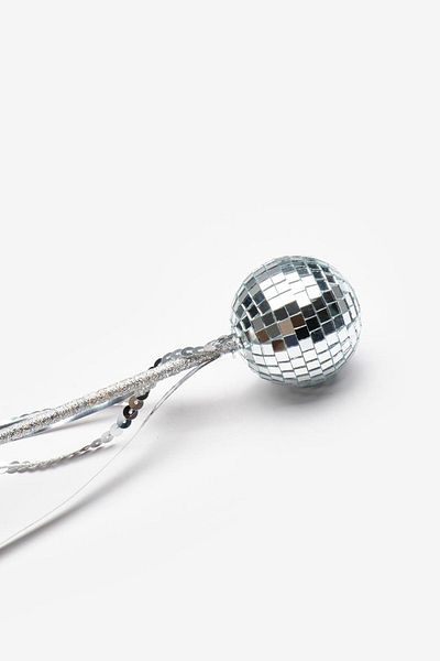 Le Mabelle Silver Disco Ball Figured Girl's Party Wand