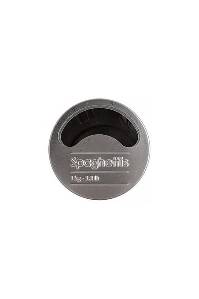 5FIVE Spaghetti Noire storage container, metal, 1 kg, 8.5 x 27cm