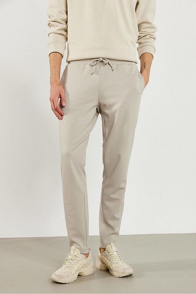 VENA Ανδρικό Jack Ice Grey Slim Fit βαμβακερό παντελόνι - 200067-422
