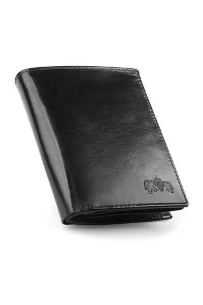 zagatto Men’s Wallet, Black Leather, Rfid, With Card Slots, 9.5x12.5x1.5 Cm,