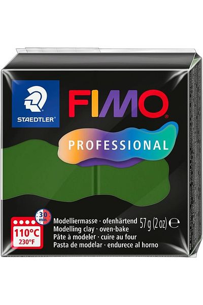 Bafimo Pastă de modelat FIMO Professional 57g Verde frunze uscate