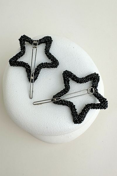 Modex Sparkling Star Figured Double Hair Side Clip (5cm)