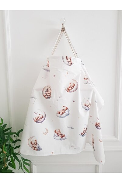 ib ilkimbebe Emzirme Önlüğü Konforlu Balenli , Puset Örtüsü - 70x100 Cm , Ann...
