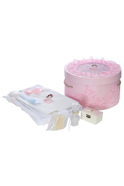 Recostore Ballerina baptism set, fully equipped outfit, candle, dress, booties, headband, REC3134