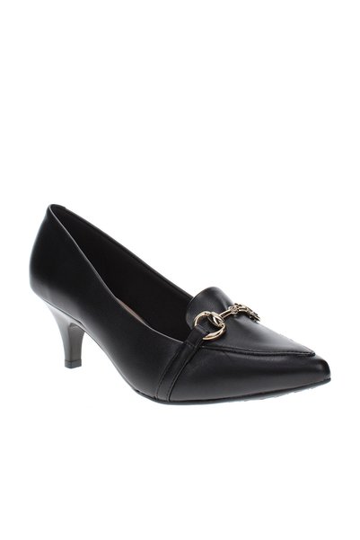 Beira Rio Ladies Low Heel Shoes Black | Made In Brazil