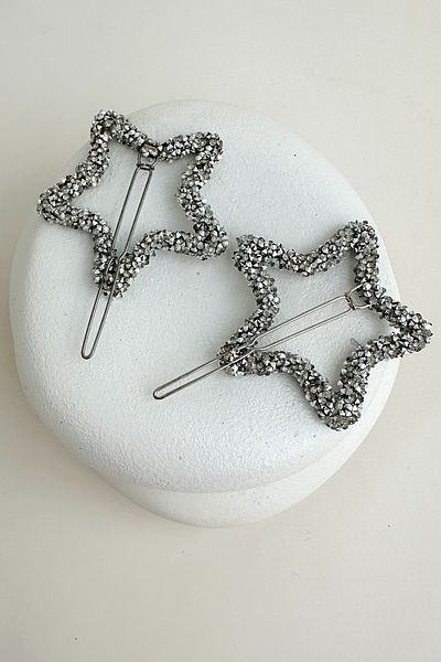 Modex Sparkling Star Figured Double Hair Side Clip (5cm)