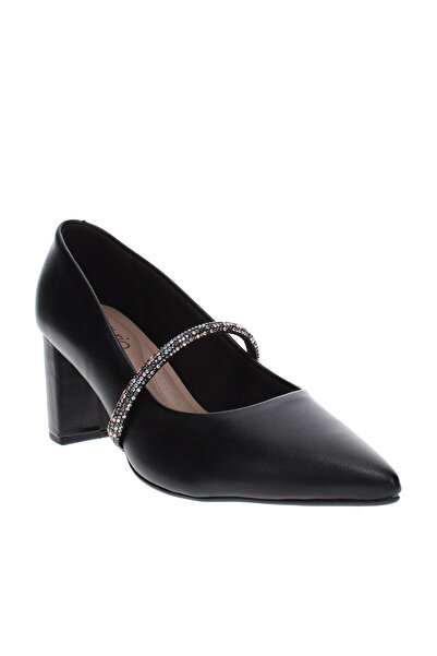 Beira Rio حذاء نسائي بكعب متوسط أسود | صنع في البرازيل