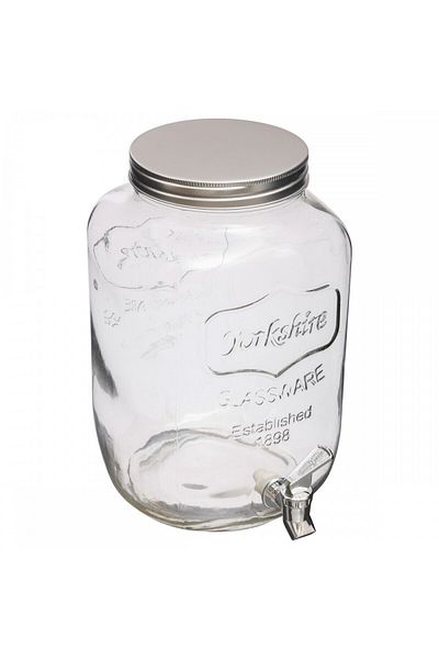 Secret de Gourmet Yorshire Lemonade Jar, glass, 8 liters