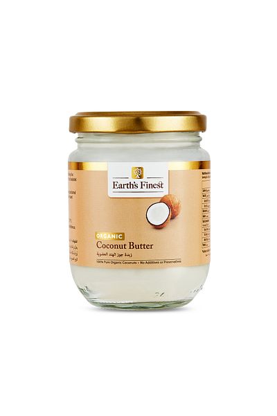 Earth s Finest Earth's Finest Organic Coconut Butter - 200ml | Non-GMO, Vegan & Gluten-Free | Pure Creamed Coconut