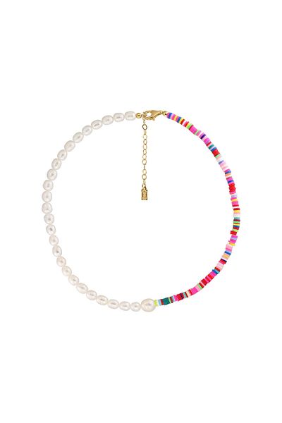 ohmygod jewelry Colier de damă cu accesorii din argint placat cu aur - Caraibe