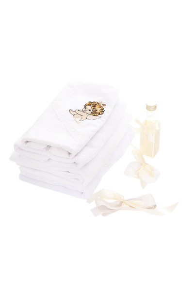 Recostore Girls' baptism set, angel Mayra model, trouser, dress and candle, REC3170