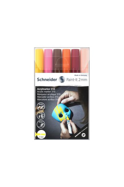 SCHNEIDER Acrylic paint marker Paint-It 310 2 mm Schneider 6 pcs/set 3