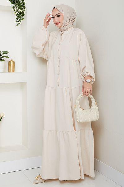 InStyle Modal Patched Stone Dress