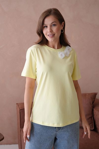 Park Karon Summer Basic Combed Cotton T-Shirt