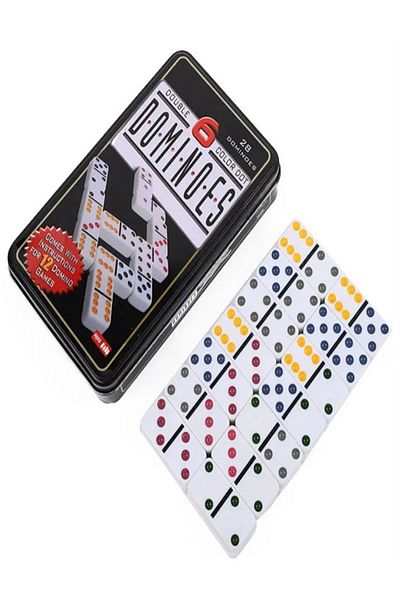 rexa Dominoes Game Set – Classic Tile Game for Kids & Adults with Storage Case