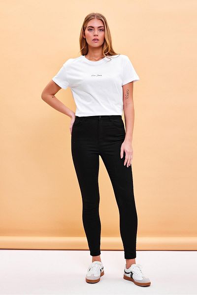 VENA Women's Holly Black Powerstretch Skinny Trousers