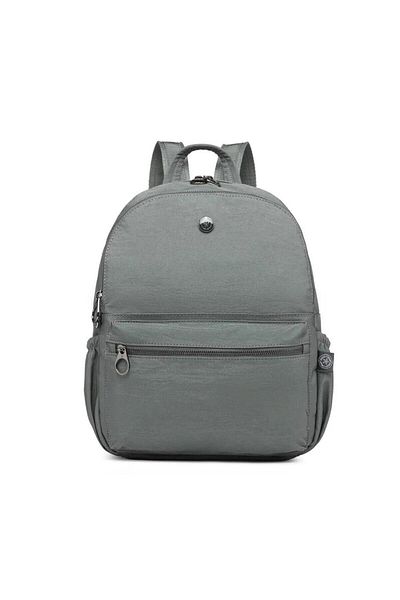 SMART BAGS Crinkle Metallic Fabric Large Size Backpack Bc 3125 - Metallic Dark Green