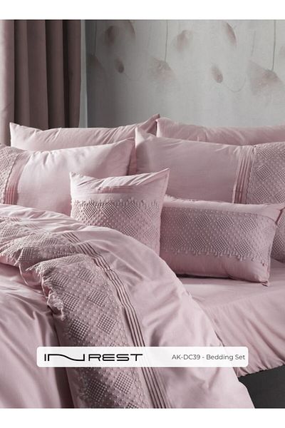 INREST Mistletoe Single Duvet Cover Set (Without Filling) Cotton 100% Single Size 160x230 cm - 5 Pcs