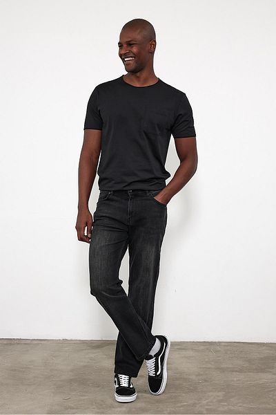 VENA Ανδρικό παντελόνι Kalimnos Black Comfort Fit Jean