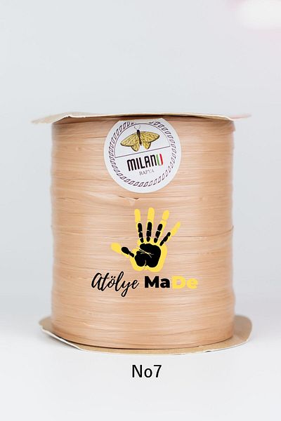 Atölye MaDe Milano Raffia 100gr Μονό Κουλούρι Κωδικός Χρώματος No07