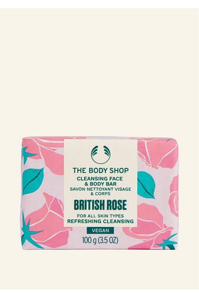 THE BODY SHOP British Rose Face and Body Soap 100 g