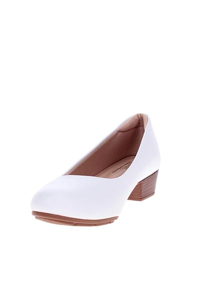 Modare Ladies Low Heel Shoes White | Made In Brazil