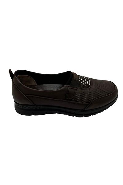 DOSA SHOES 972 Black Ballerina Mother Shoes-Brown