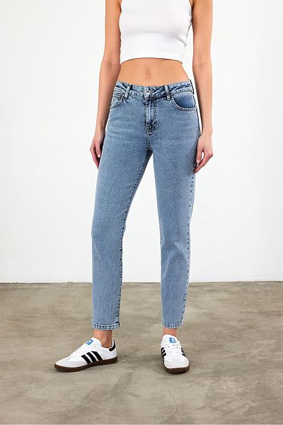 VENA Pantaloni de damă Mila Sky Blue Boyfriend Jean