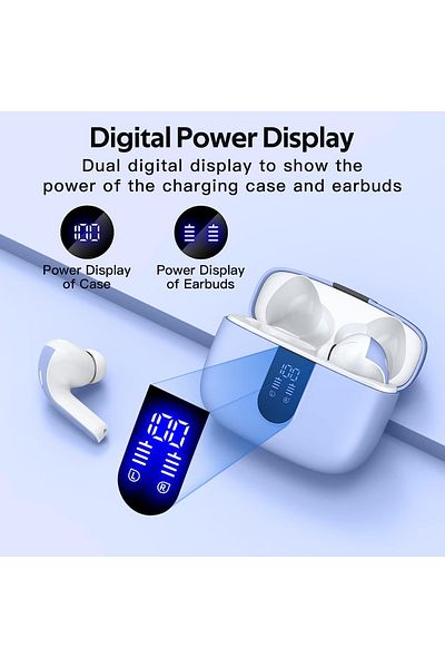 Smart Vibe Casti True Wireless ViBE™ MOOD-X08 Active Noise Cancelling, Bluetooth 5.3, Crystal Sound, Purple