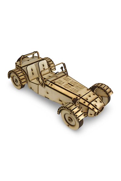 ALGWOOD 179 Pieces Lotus Seven Wooden Model - Sports Car Wooden Model - 3D Classic Car Puzzle
