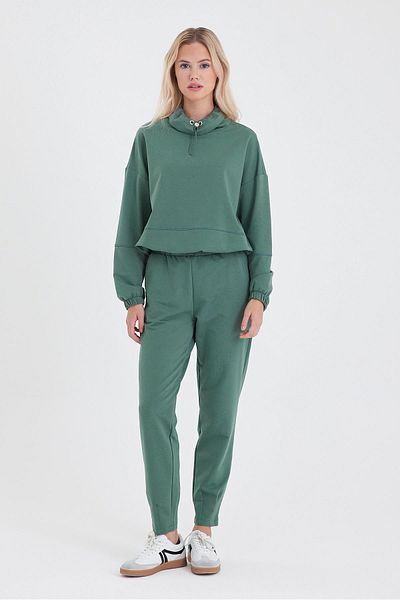 VENA Γυναικείο παντελόνι Norah Lake Green Relaxed Fit - 29562-1019