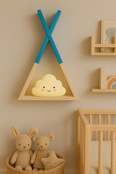 Jaju Baby Turkuaz Çadır Tepe Raf