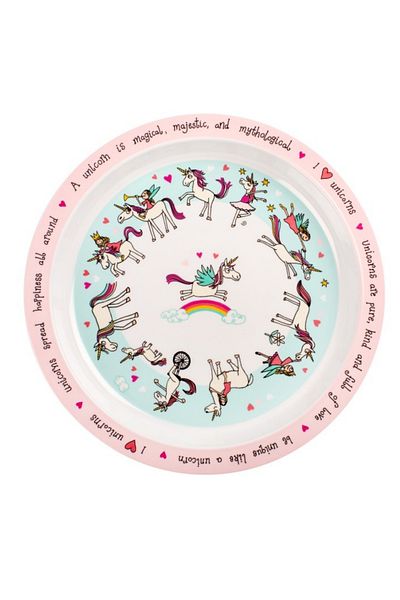 Tyrrell Katz Unicorn Melamine Plate
