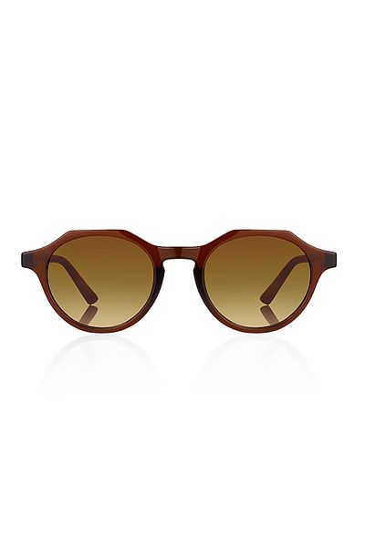 Kinary New Trend Unisex Sunglasses Brown Shiny 1037