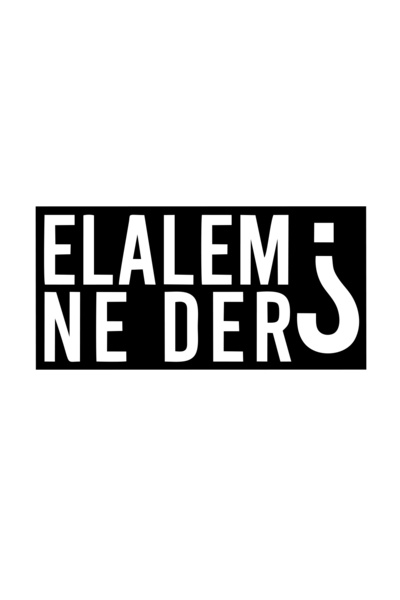 Reysa Tasarım ملصق سيارة Elalem Ne Der مقاس 17 × 17 سم باللون الأبيض