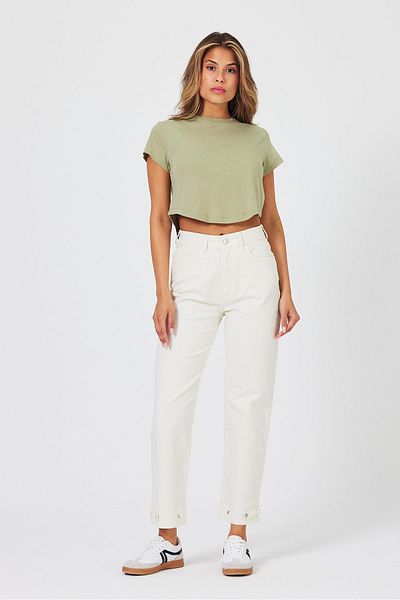 VENA Tricou Crop pentru femei Maria Ada Tea