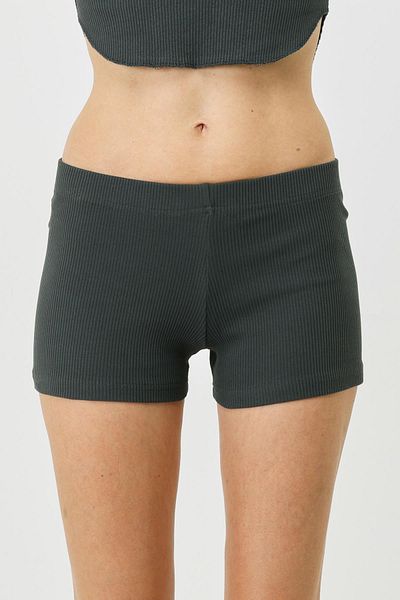 C&City Smoke Colored Women's Knitted Short Boxers - 930 Model