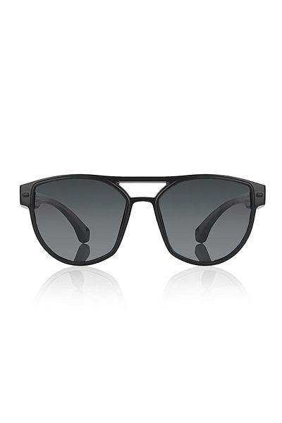 Kinary Children's Sunglasses Black Frame Smoked Handle 4013
