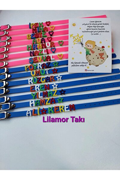 Lilamor 10 Adet Karne Hediyesi isimli Kordon Bileklik