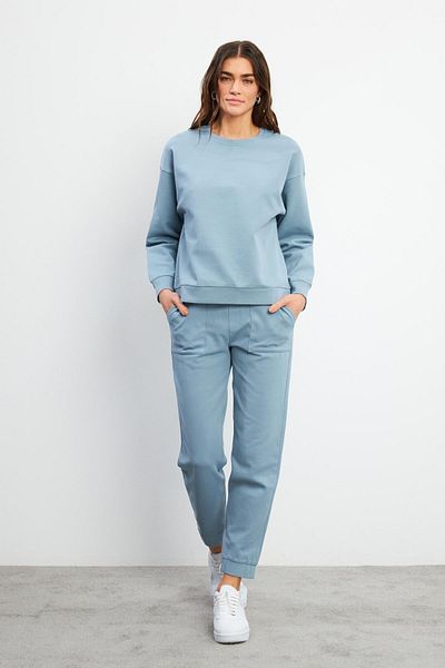 VENA Γυναικείο παντελόνι Jogging Pique Sky Blue