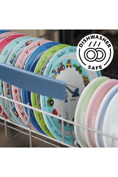 Tyrrell Katz Melamine Food Plate // Pink Dino
