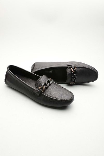 Gondol Mocasini clasici din piele naturala de dama negru 40 Ttx.735