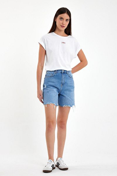 VENA Sementa Bermuda - Pantaloni scurți de damă Sky Blue Jean