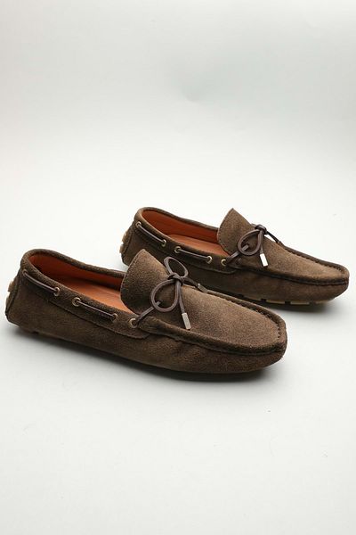 Gondol Men's Genuine Leather Classic Loafer Khaki 41 ttx.601217