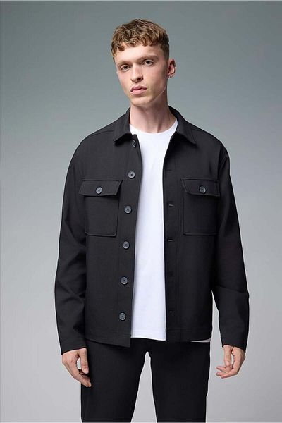 VENA Мъжко елегантно яке Ken Black Regular Fit